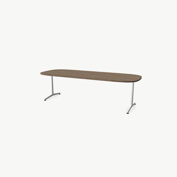 ALP2610SR Ad-Lib Soft Rectangular Meeting Table - 2600mm x 1000mm x 740mm
