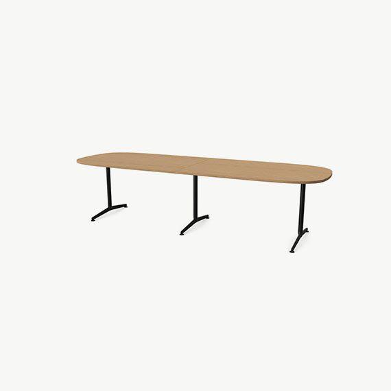ALP3010SR Ad-Lib Soft Rectangular Meeting Table - 3000mm x 1000mm x 740mm