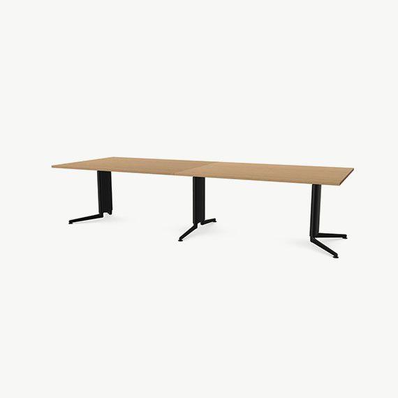 ALP3212SR Ad-Lib Soft Rectangular Meeting Table - 3200mm x 1200mm x 740mm