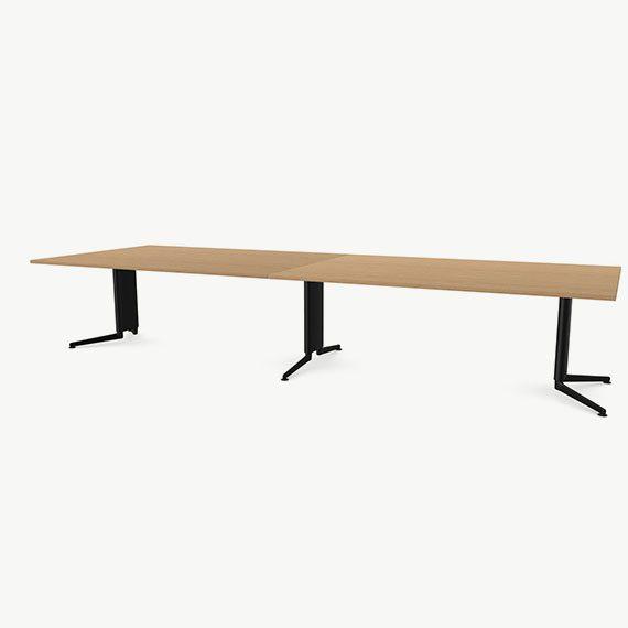 ALP4014RC Ad-Lib Rectangular Meeting Table - 4000mm x 1400mm x 740mm