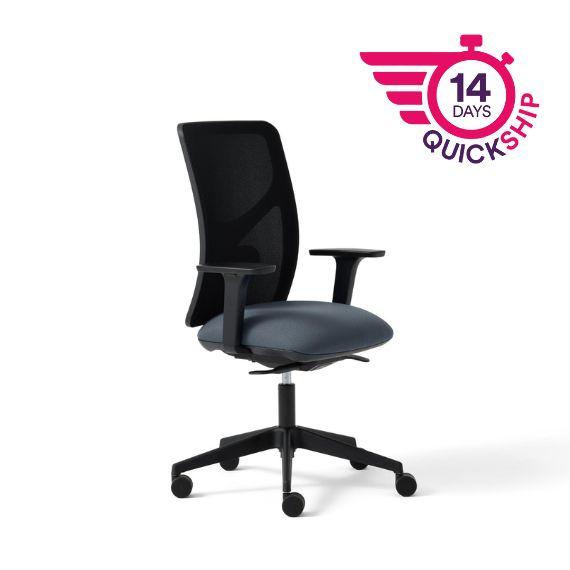 PPM90HA Pluto Plus Mesh Height Adjustable Arms Mesh Back Sychronised Mechanism