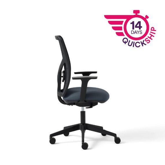 PPM90HA Pluto Plus Mesh Height Adjustable Arms Mesh Back Sychronised Mechanism