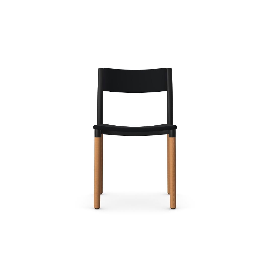 FLK100U3 Folk Side Chair With Upholstered Seat and Back