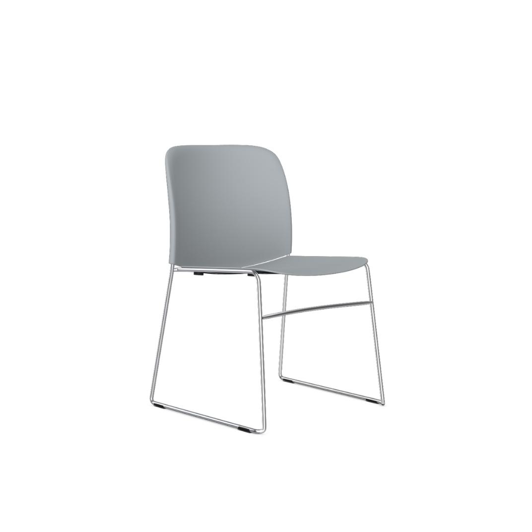 HSP405 Densiti Stacking Chair With Plastic Seat and Back with No Arms