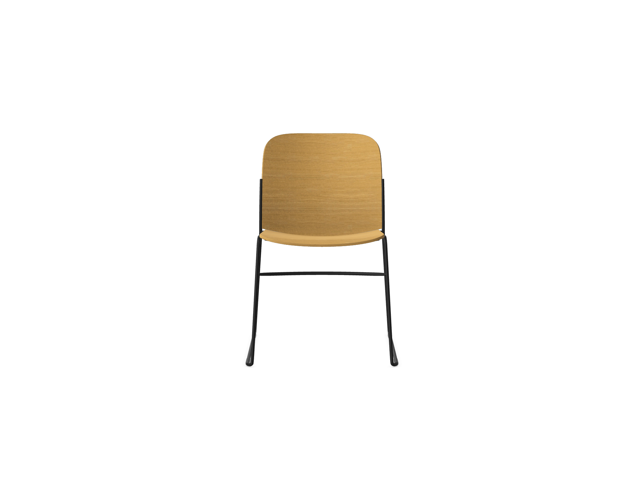 HSW405 Densiti Stacking Chair With Wood Seat and Back Without Arms