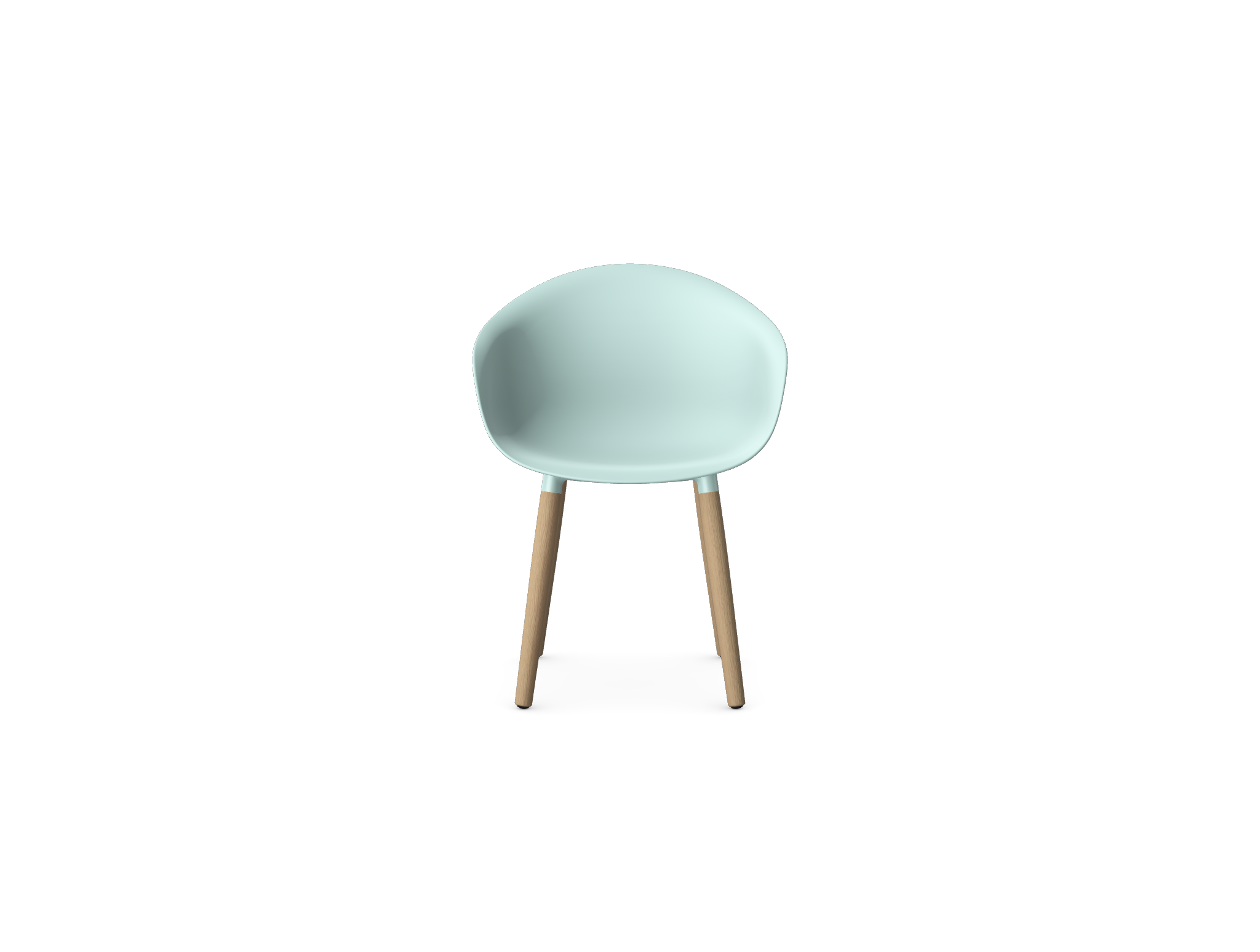 KIN303 Kin Tub Chair With Wooden Legs