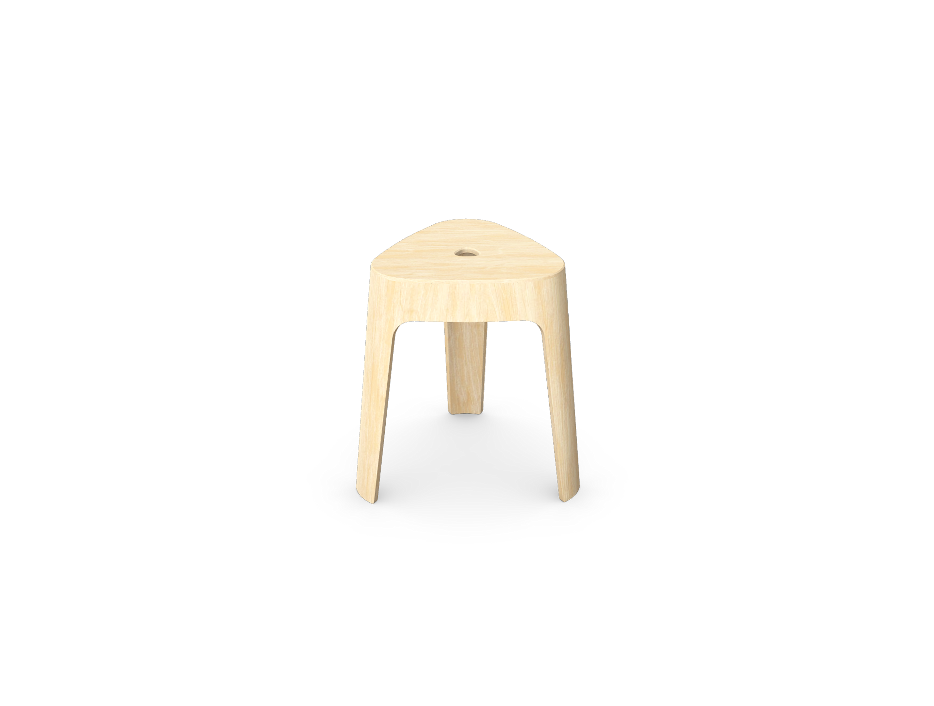 OTY01 Ooty Stool with Ash Veneer Plywood Frame.