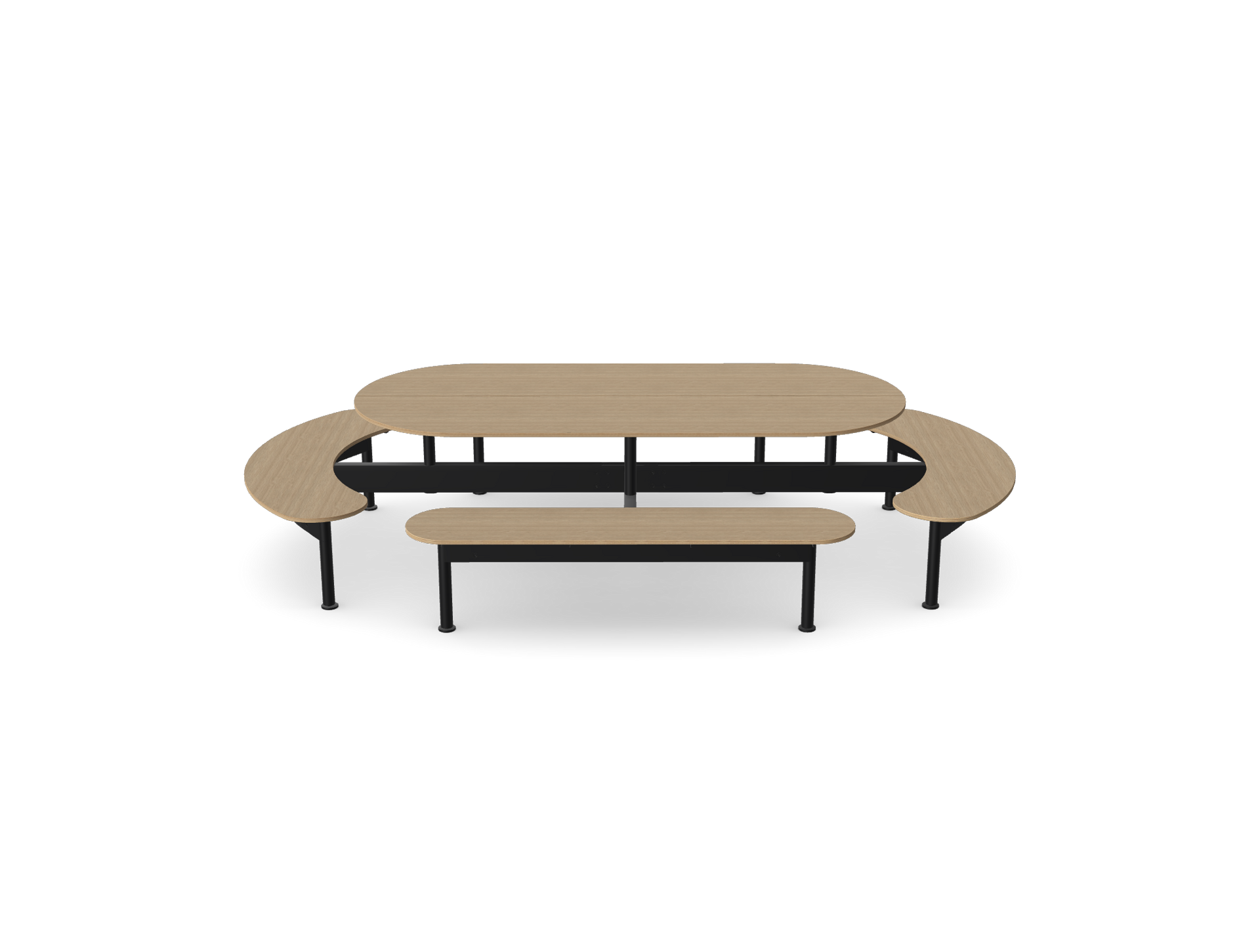TOLOI Tibo Twelve Person Large Oblong Indoor Table.