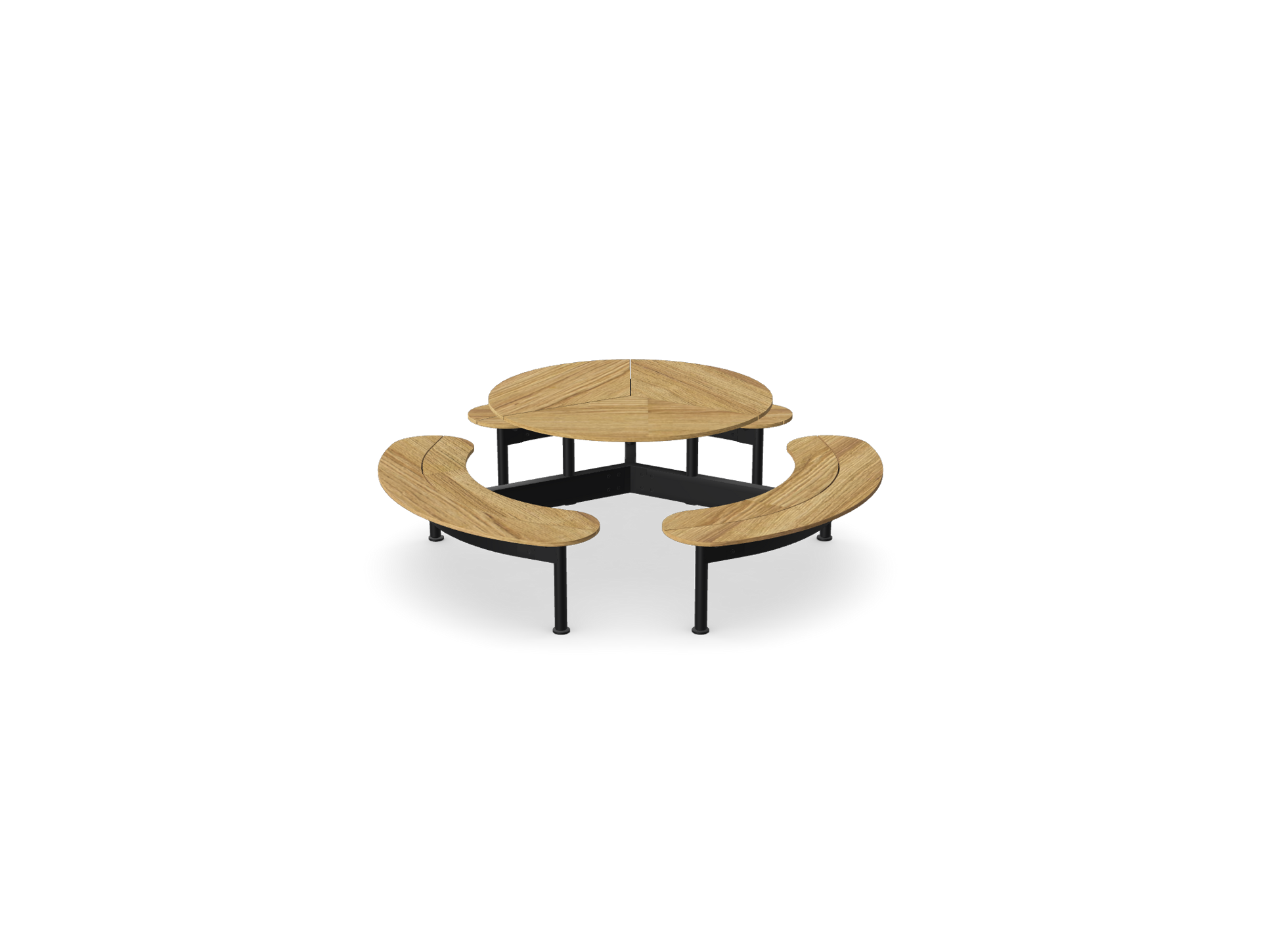TORD Tibo Six Person Round Outdoor Table.