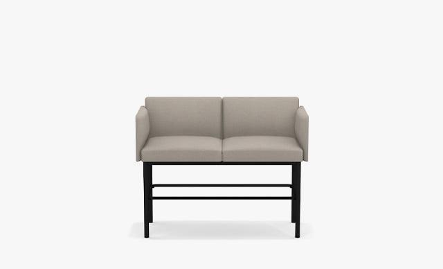 MXH02A High Two Seat Armchair