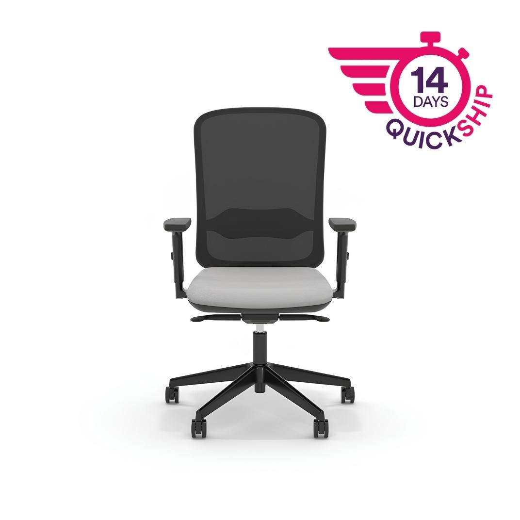 JUN90HA Juno Task Chair, Height Adjustable Arms