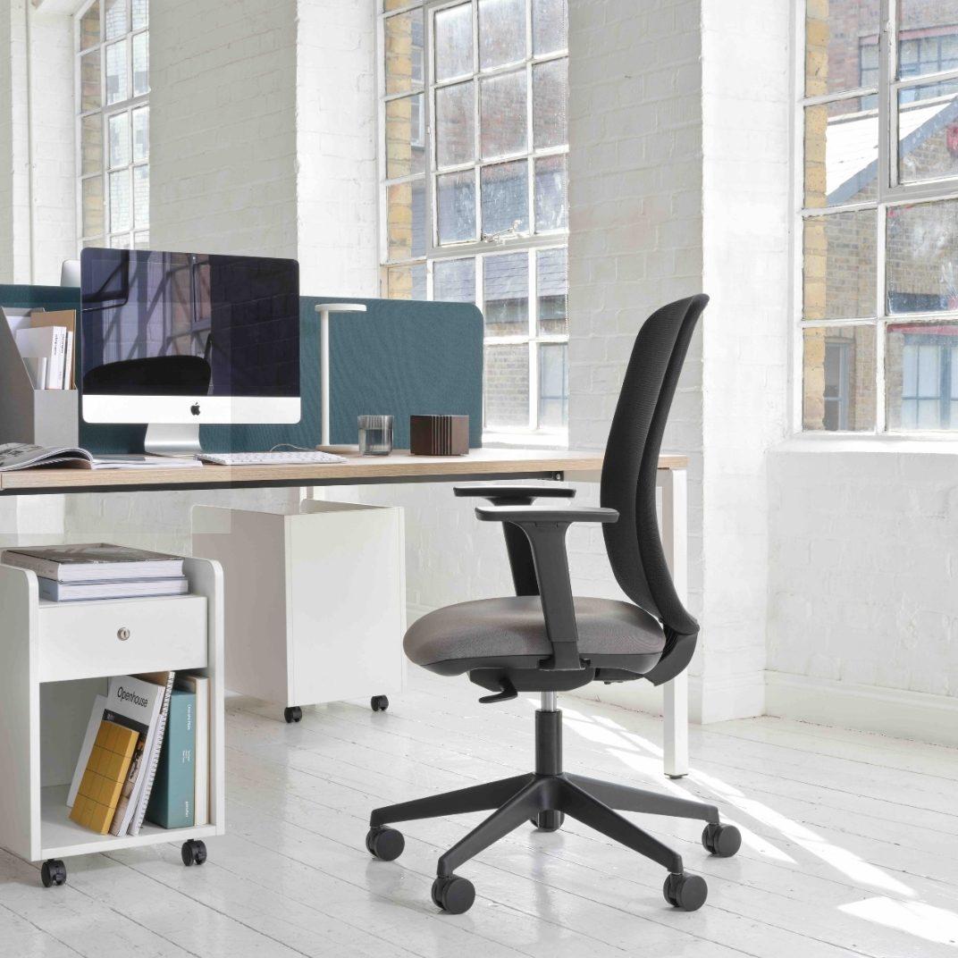 JUN90HA Juno Task Chair, Height Adjustable Arms