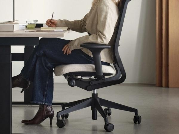 Evolve 2 Membrane Back, Upholstered Seat Task Chair