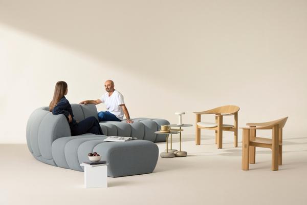 Aura Lounge Modular Concave Sofa - more configurable units available on request
