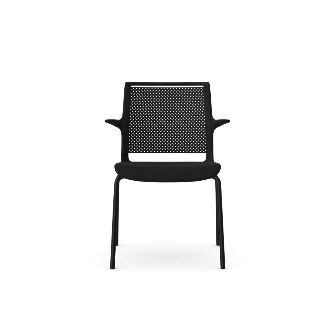 ADL2A Ad-Lib Chair with Plastic Seat and Back, With Arms