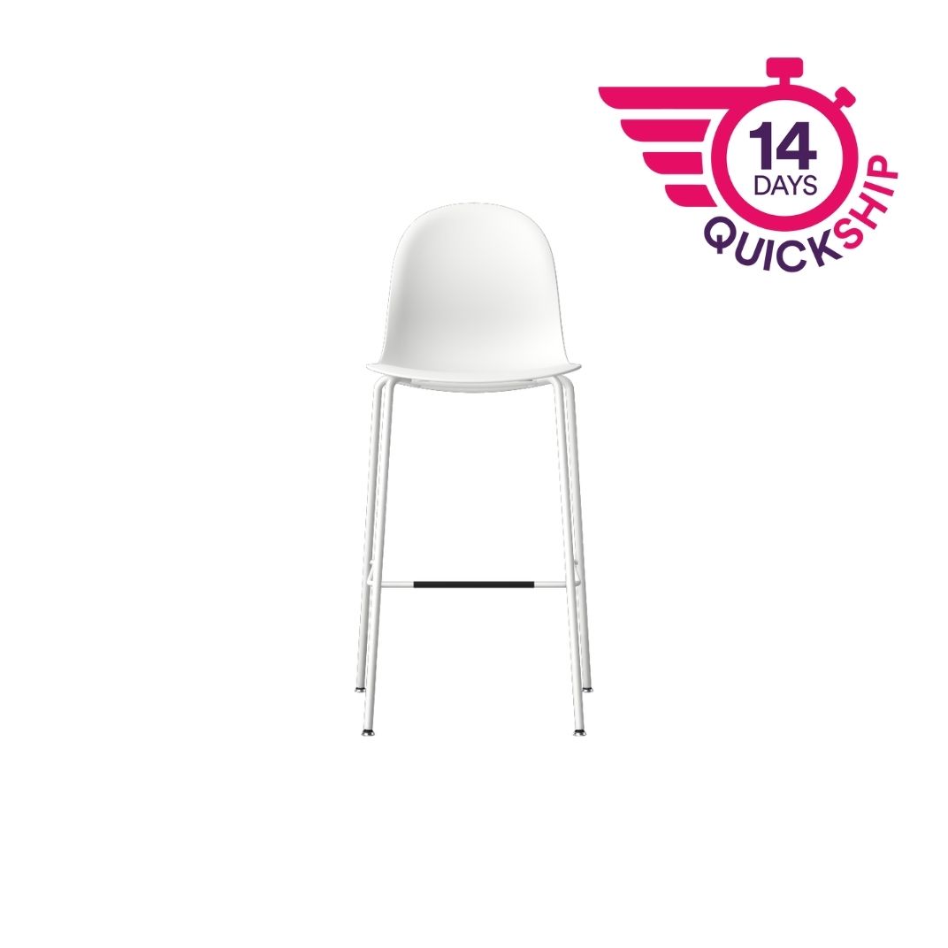 KIN602 - Kin High Back Stool, 4 Leg Frame