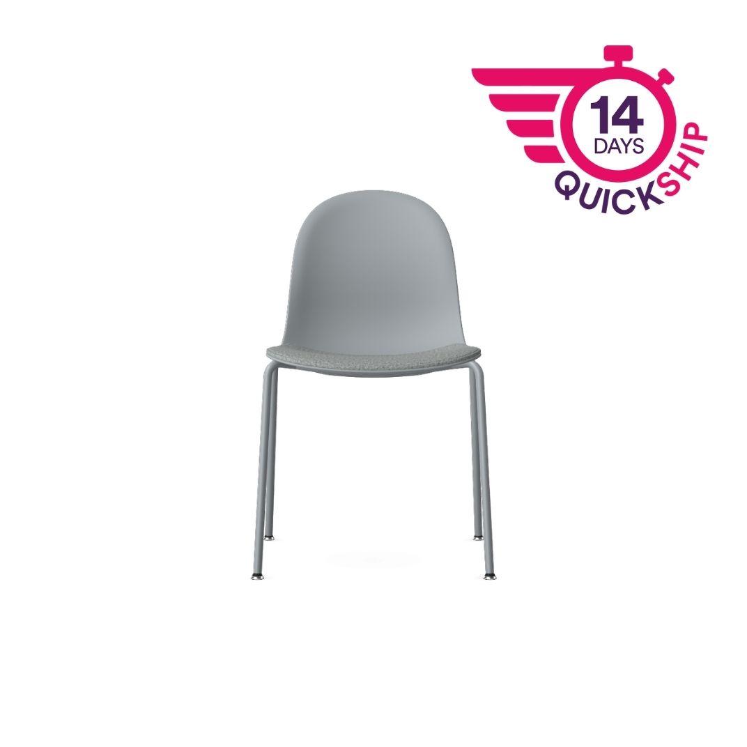 KIN102U1 - Kin Side Chair, 4 Leg Frame with Upholstered Seat Pad
