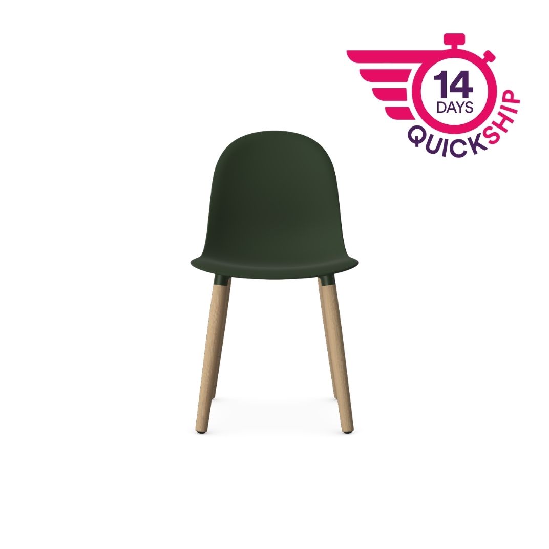 KIN103 - Kin Side Chair, Wood Legs