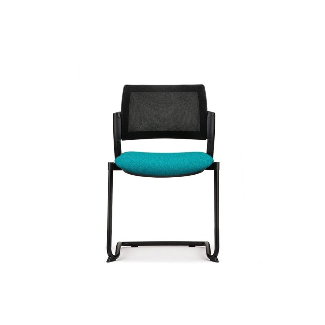 KM10  Kyos No Arms Cantilever Frame Upholstered Seat