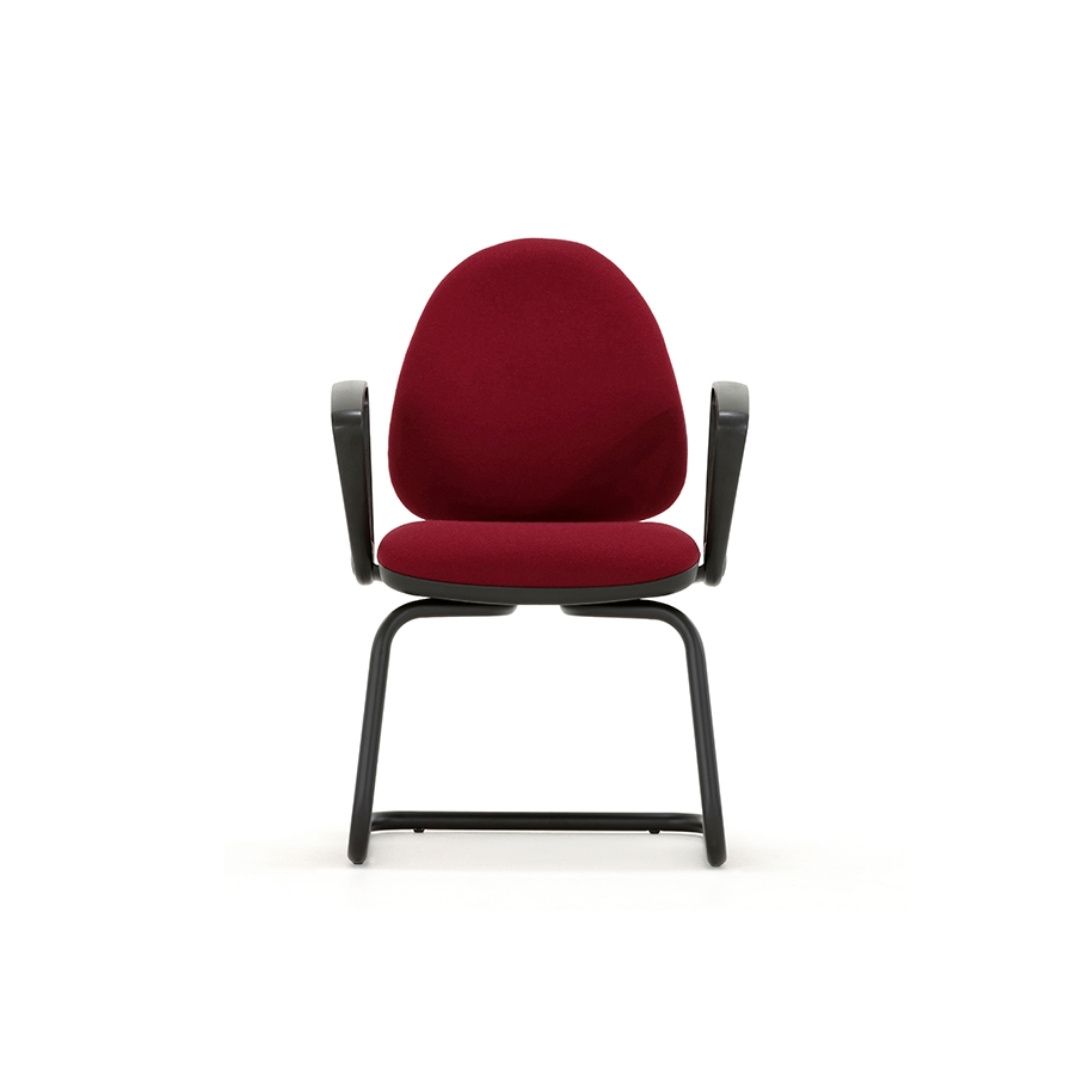 M20VA Mercury Visitor Chair, Fixed arms, Medium back