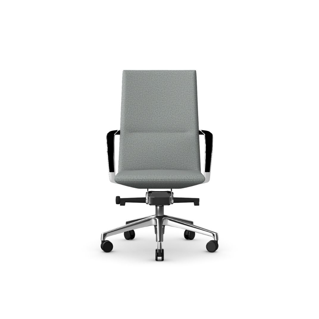 RAP115C Rapt Mid Back With Knee Tilt, 5 Star Base With Castors