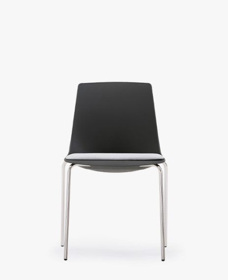 ARL11 Arlo Side Chair With 4 Leg Frame, Upholstered Seat Pad