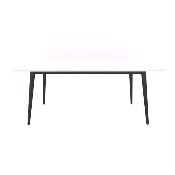 CRQDT10 Cirque Dining Height Soft Rectangle Table - 1800mm x 1000mm x 740mm