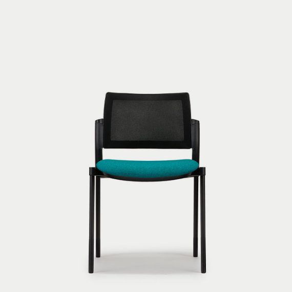 KM8 Kyos Mesh No Arms 4 Legs Upholstered Seat*