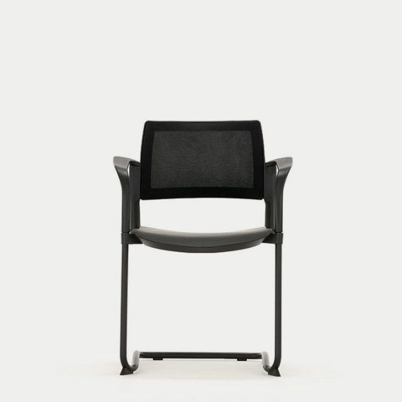 KM9A Kyos With Arms Cantilever Frame Plastic Seat*