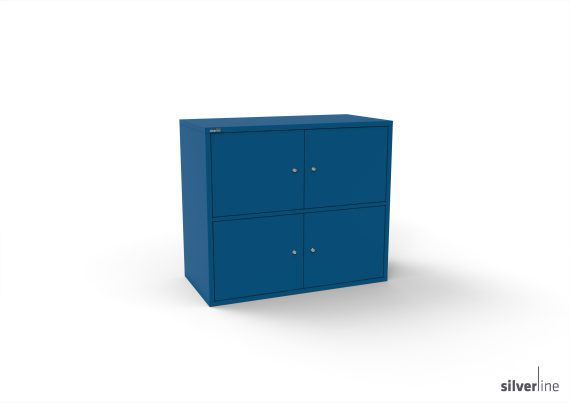 PM087PC4SDD - M:Line Four Personal Lockers with digital kitlock