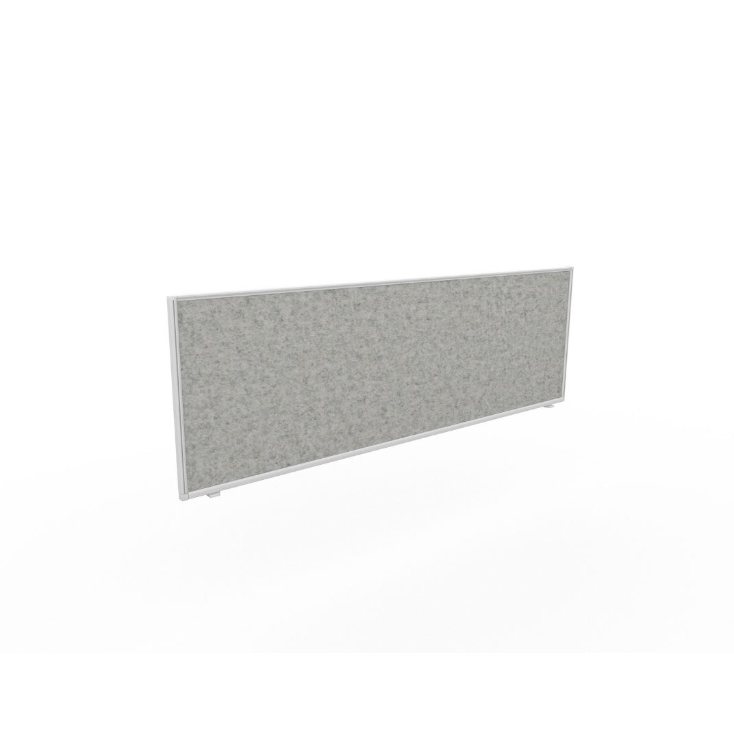 USTHA0620 Universal Desktop Screen with Single Tool Rail for Back to Back Height Adjustable Desks