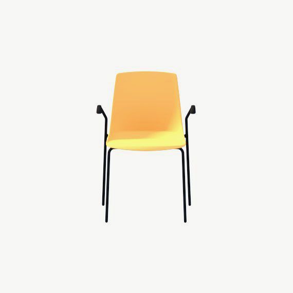 ARL10A Arlo Side Chair 4 Leg Arm Frame
