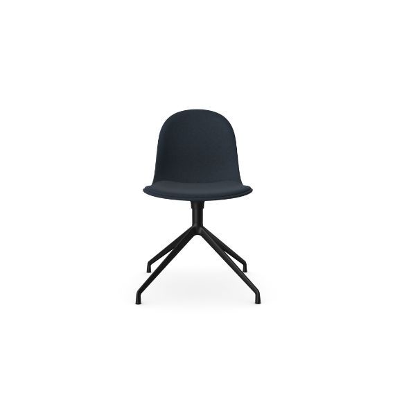 KIN104U3 Kin Side Chair With 4 Star Swivel Base, Upholstered Shell