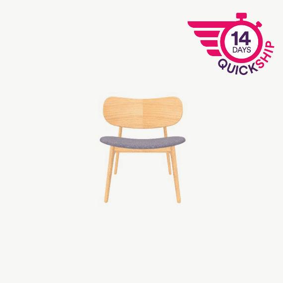 PLC011 PLC Lounge Chair with Upholstered Seat Pad