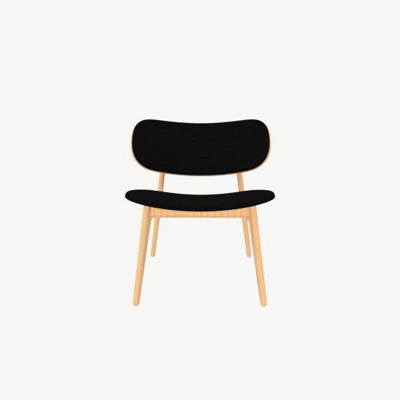 PLC012 PLC Lounge Chair with Upholstered Shell