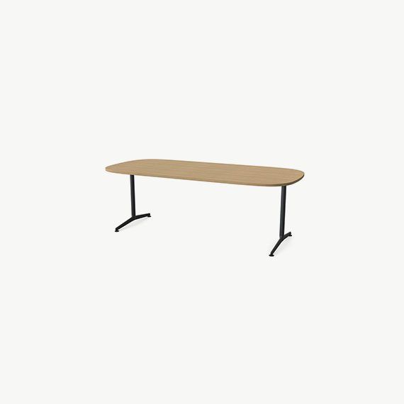 ALP2210SR Ad-Lib Soft Rectangular Meeting Table - 2200mm x 1000mm x 740mm