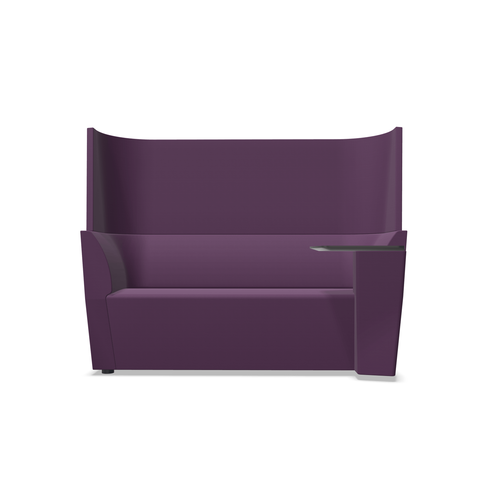 AD - 104 LT - Away From The Desk Three Seater Unit and Screen with LH integrated tablet