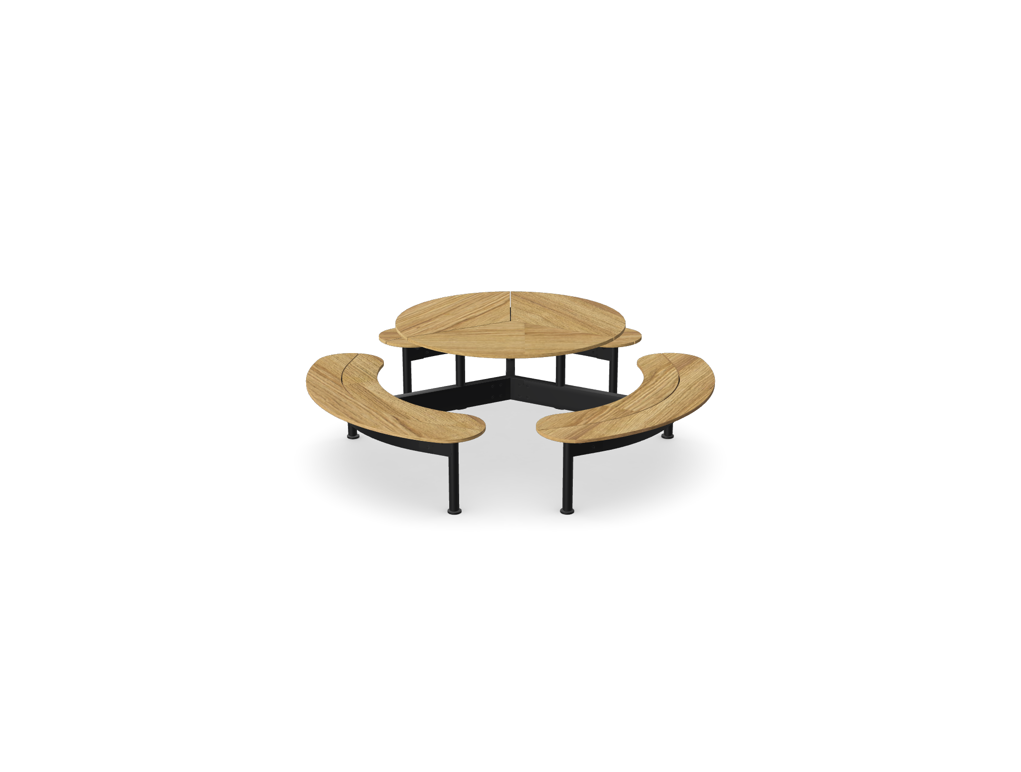 TORD Tibo Six Person Round Outdoor Table.