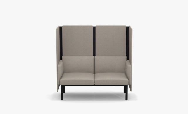 MX02SC Two Seat Sofa With Arms Back and Side Screens