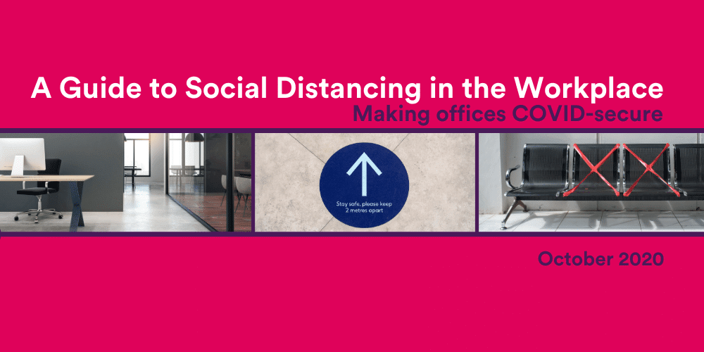 A guide to social distancing in the workplace header