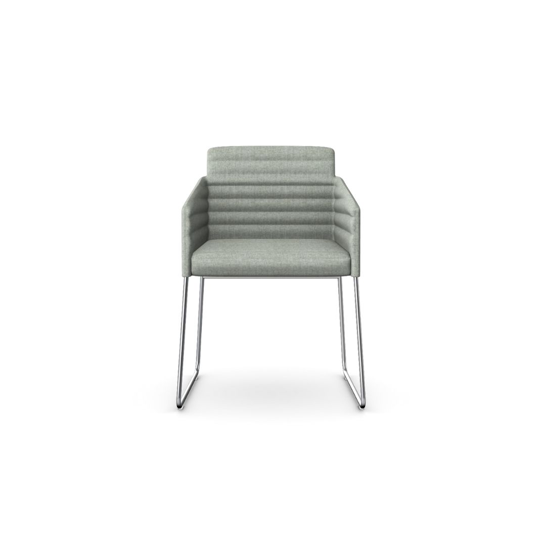 A532Q - Allermuir Tommo Dining Chair Soft Quilted Upholstery
