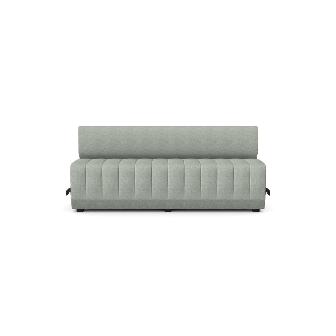 HAB300BM Haven Bench With Bulwork, Linking Connections Both Ends