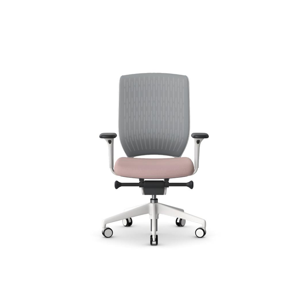 EV2740HA Evolve 2 Membrane back, upholstered seat with height adjustable arms