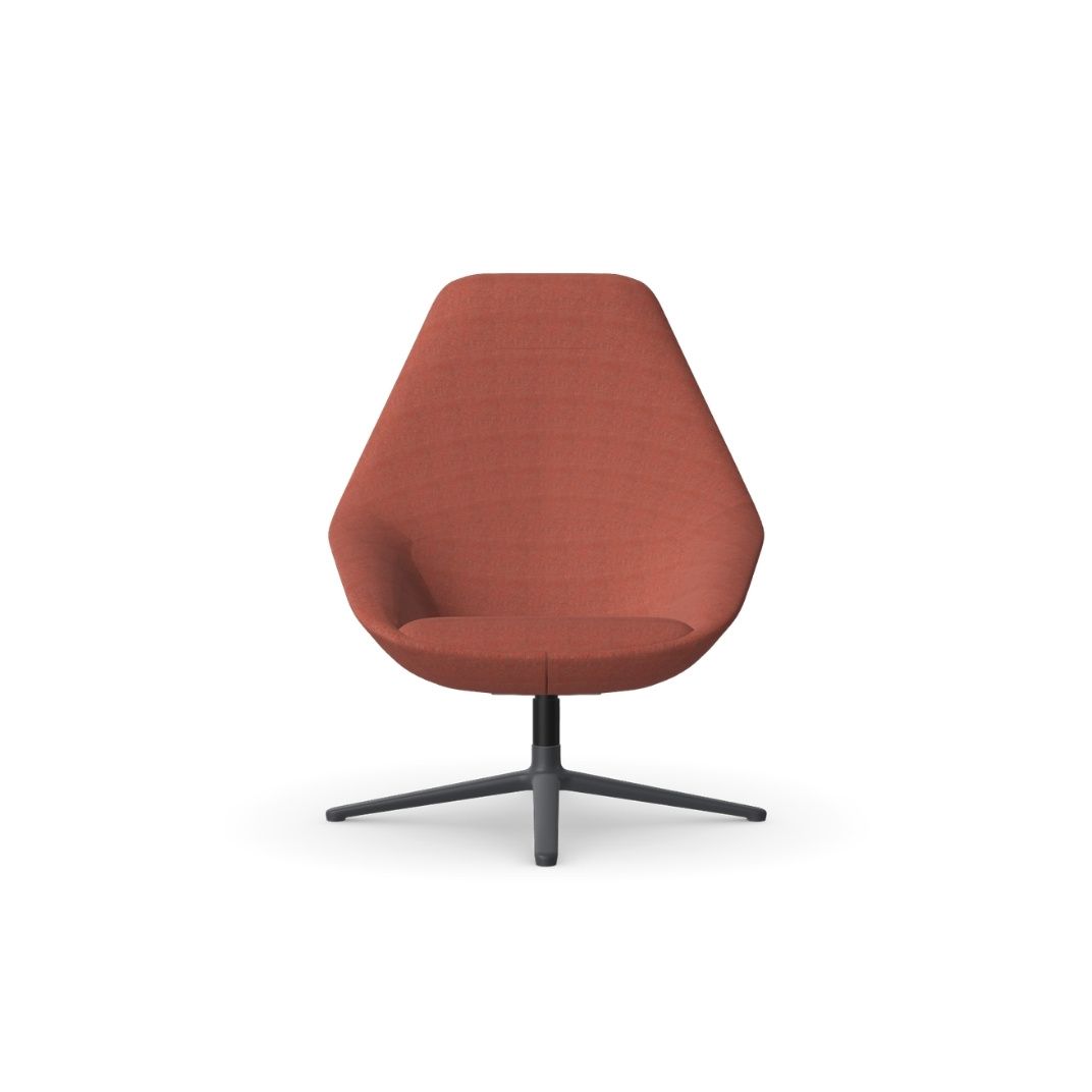 FMG1405 Famiglia Lounge Chair With 4 Star Swivel Base