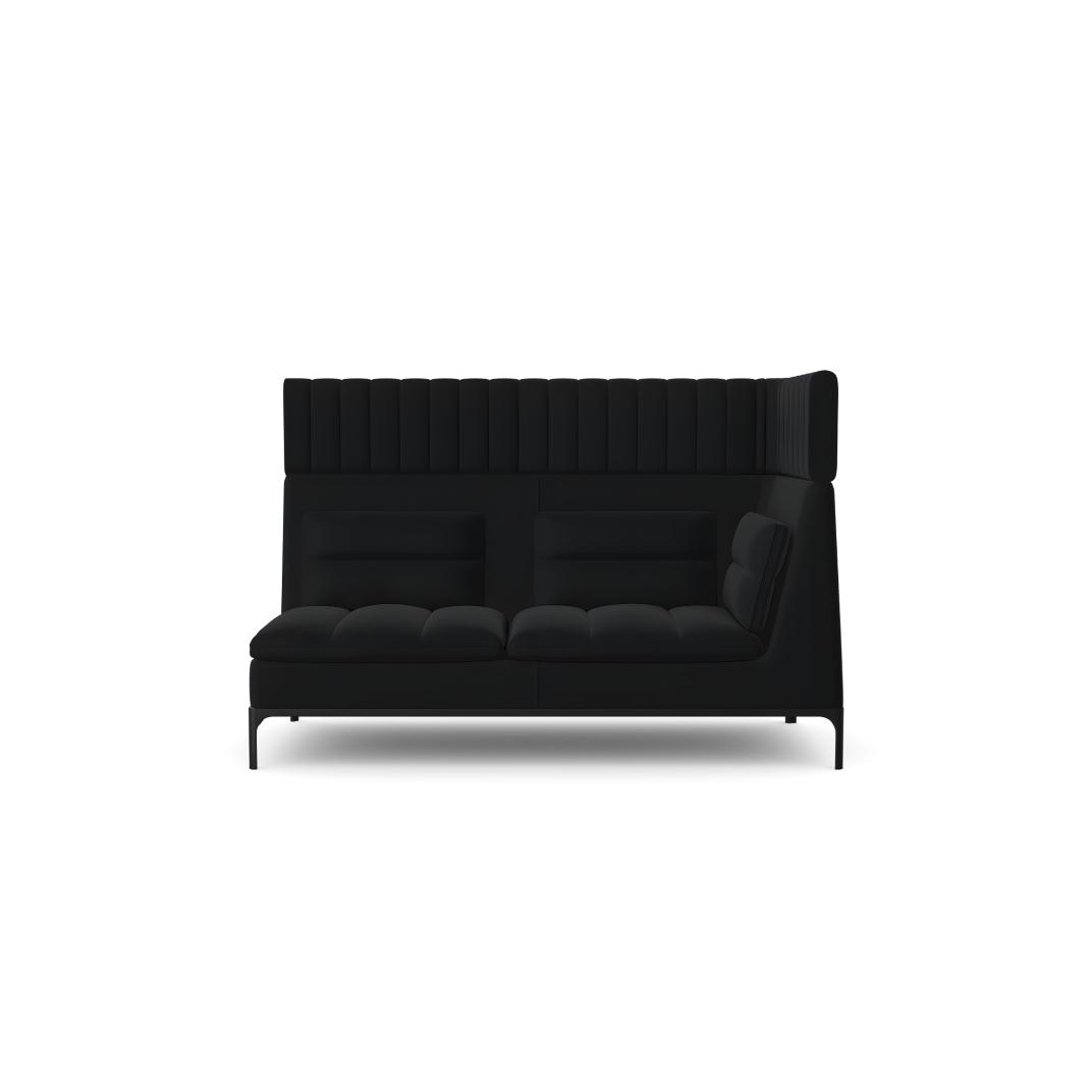 HAM201HRLH Haven Two Seat Left Hand Corner Unit With Headrest