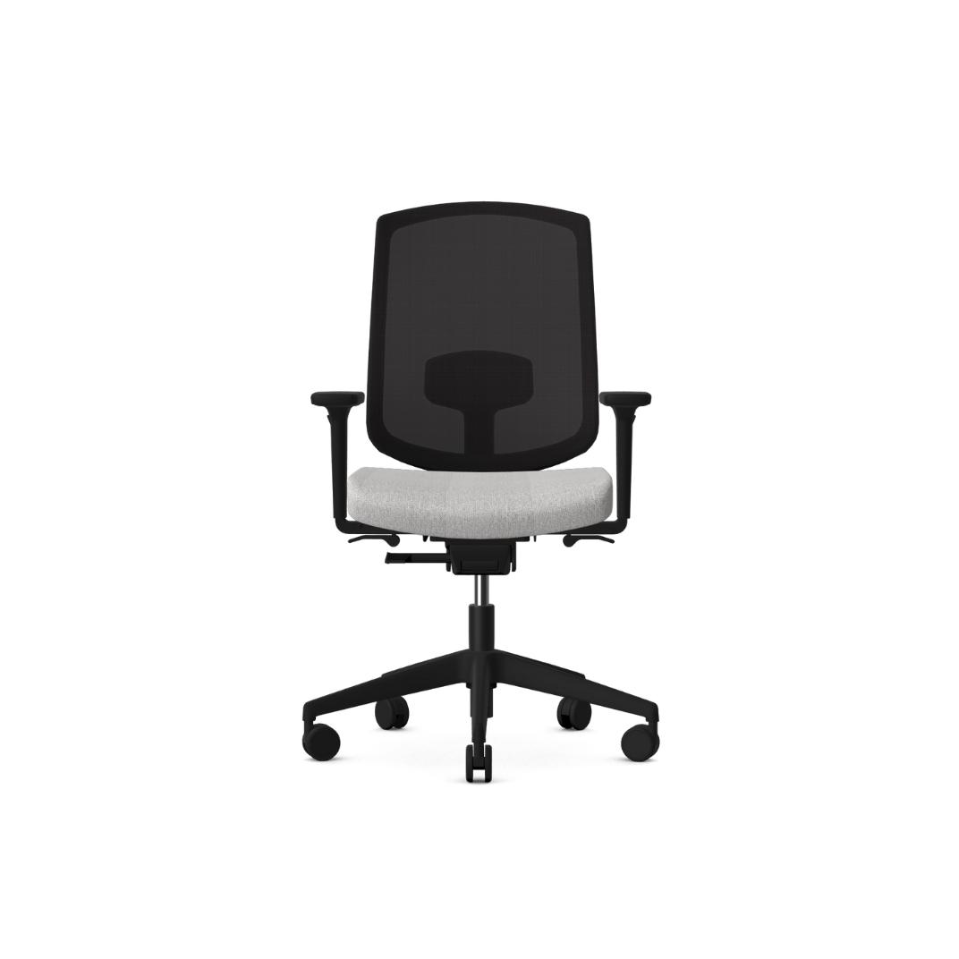 FLX2840HA Freeflex Mesh Task Chair With Black Components, With Height and Width Adjustable Arms*