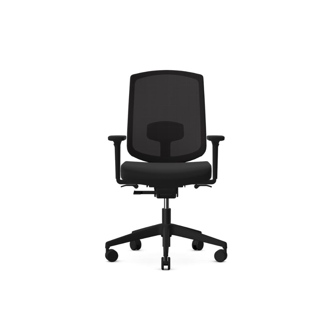 FLX2840MF Freeflex Mesh Task Chair With Black Components and Multi-Function Arms
