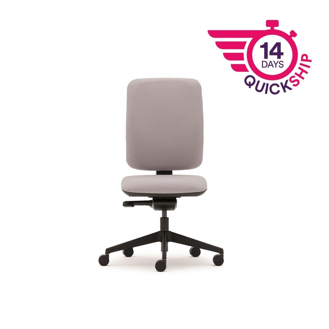 PP80 Pluto Plus No Arms,High back, Standard Seat Width Sychronised Mechanism