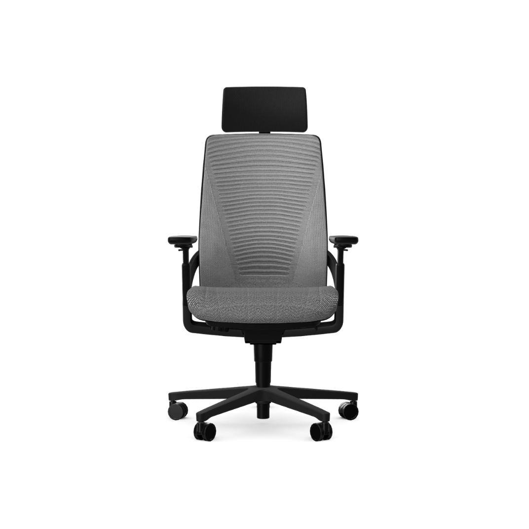 WRKN160FD I-Workchair 2.0 Task Chair With Black Mouldings and 4D Arms with Headrest