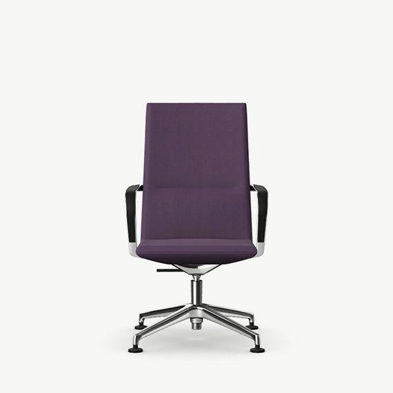 RAP124G Rapt Mid Back With Tilt Mechanism, 4 Star Base With Glides